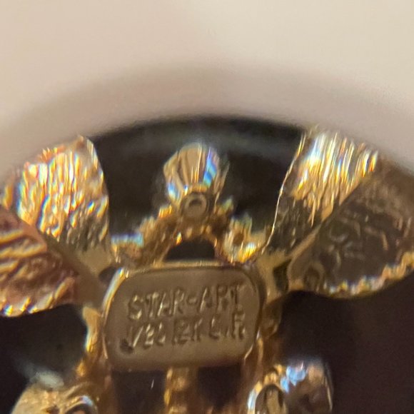 Vintage Rhinestone STAR-ART Jewelry Set 12K GF - Picture 5 of 5